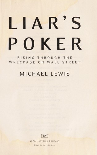 Liar's poker (2010, W. W. Norton)