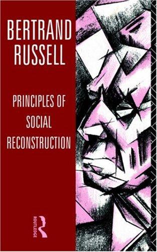 Principles of social reconstruction (1997, Routledge)