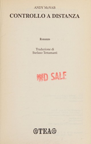 Andy McNab: Controllo a distanza (Italian language, 2001, Editori associati)