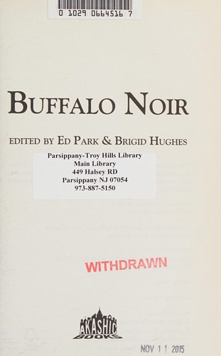 Ed Park, Brigid Hughes: Buffalo noir (2015)