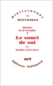 Histoire de la sexualité (French language, 1976, Gallimard)