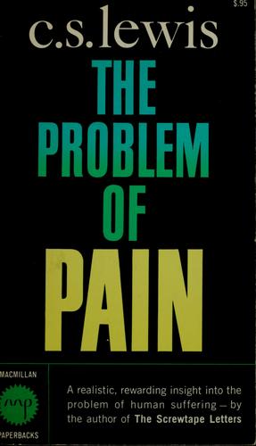 PROBLEM OF PAIN (Paperback, 1978, Scribner Paper Fiction)