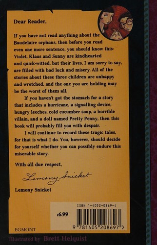 Lemony Snicket: The wide window (2001, Egmont Books)