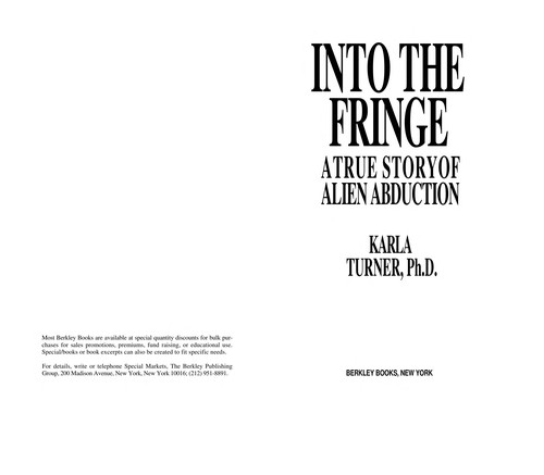 Karla Turner: Into the fringe (1992, Berkley Books)