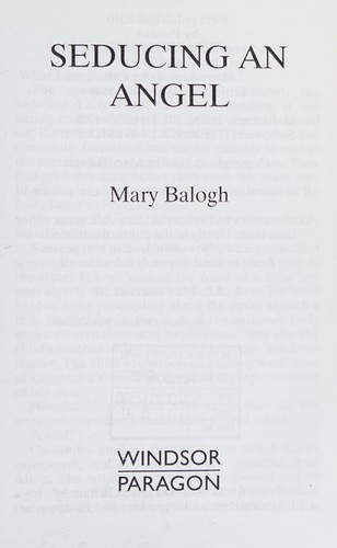 Mary Balogh: Seducing an Angel (2011, AudioGo)