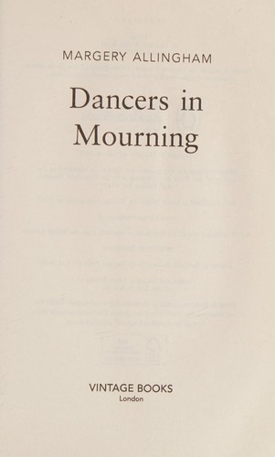 Margery Allingham: Dancers in Mourning (2015, Penguin Random House)