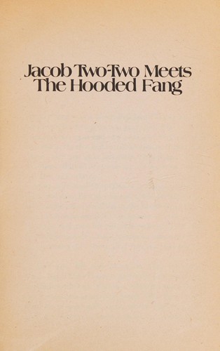 Mordecai Richler: Jacob Two-Two meets the Hooded Fang (Paperback, 1980, McClelland & Stewart-Bantam)