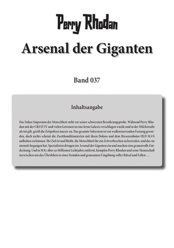 Arsenal der Giganten (German language, 1990, Pabel-Moewig)