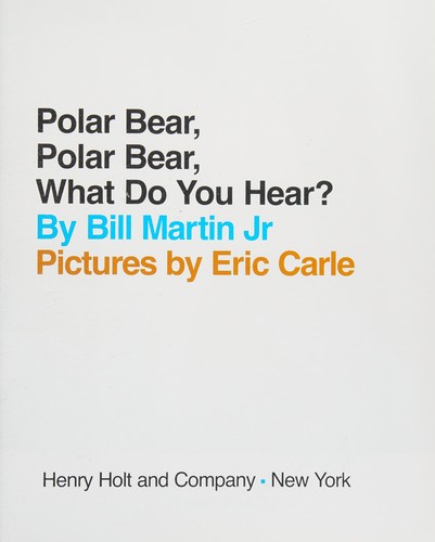 Eric Carle, Bill Martin Jr.: Polar Bear Book and CD Storytime Set (2012, Macmillan Audio)
