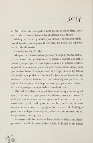 April Genevieve Tucholke: Wink Poppy Midnight (Spanish language, 2016)