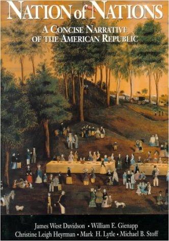 James West Davidson: Nation of Nations (Paperback, 1995, Mcgraw-Hill College)