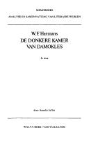 W.F. Hermans, De donkere kamer van Damokles (Dutch language, 1986, Walva-Boek)
