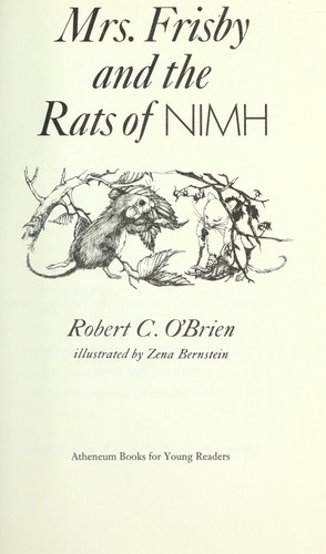 Obrien: Mrs Frisby and the Rats of Nimh (Paperback, 1975, Simon Pulse)