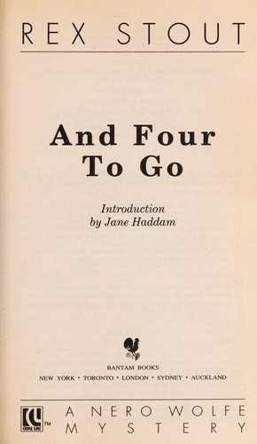 And four to go (1992, Bantam Books)