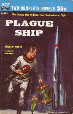 Andre Norton: Plague Ship (Paperback, 1959, Ace Books)