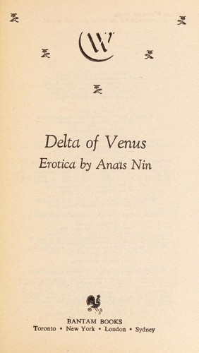 Anaïs Nin: Delta of Venus (Paperback, 1983, Bantam)