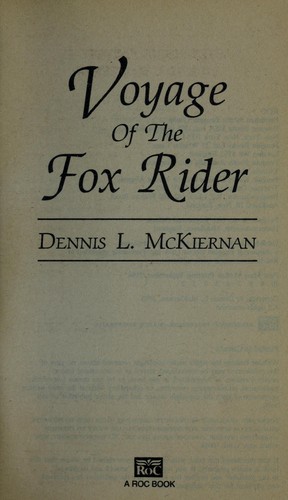 Dennis L. McKiernan: Voyage of the fox rider (1994, Roc)