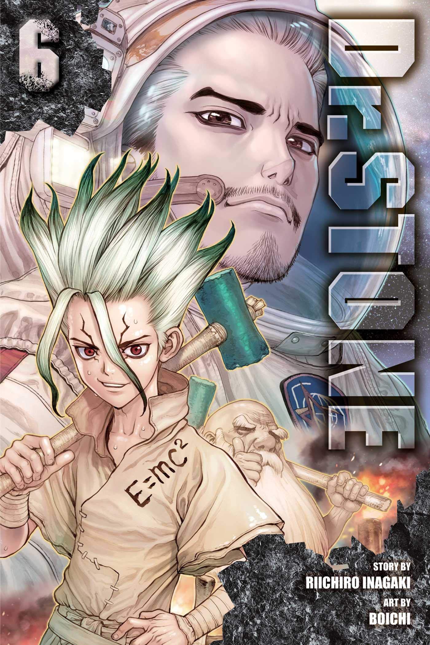 Riichiro Inagaki, Boichi: Dr. STONE, Vol. 6 (2019, VIZ Media)