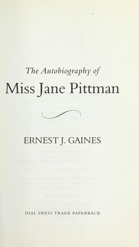 The autobiography of Miss Jane Pittman (2009, Bantam Dell)