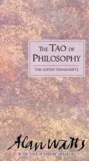 Alan Watts: The Tao of philosophy (1995, C.E. Tuttle)