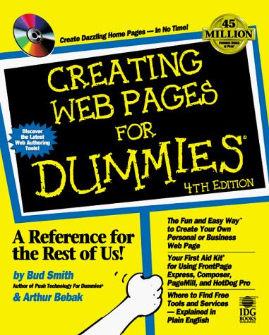 Bud E. Smith: Creating Web pages for dummies (1999, IDG Books Worldwide)