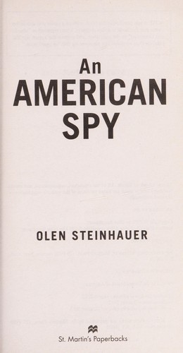 An American Spy (Paperback, 2013, St. Martin's Paperbacks)