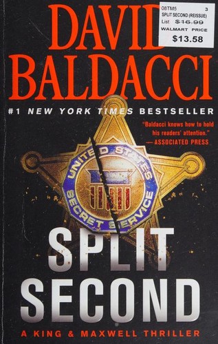 David Baldacci: Split Second (Paperback, 2021, Grand Central Publishing)