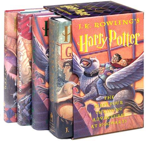 Harry Potter Hardcover Boxed Set (Books 1-4) (2001, Scholastic)