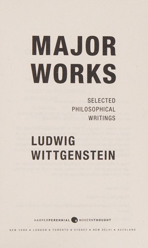 Major Works (Paperback, 2008, Harper Perennial Modern Classics)