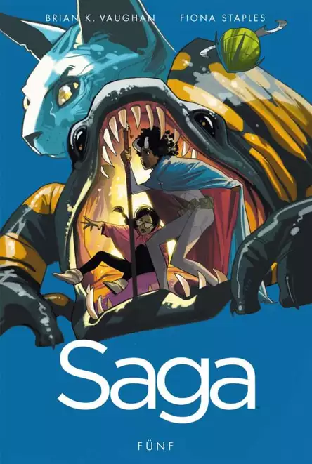 Brian K Vaughan, Fiona Staples: Saga (GraphicNovel, Deutsch language, 2015, Cross Cult)