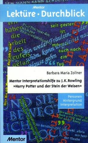 Harry Potter und der Stein der Weisen. Mentor Interpretationshilfe. (Paperback, German language, 2001, Langenscheidt Fachv., M.)