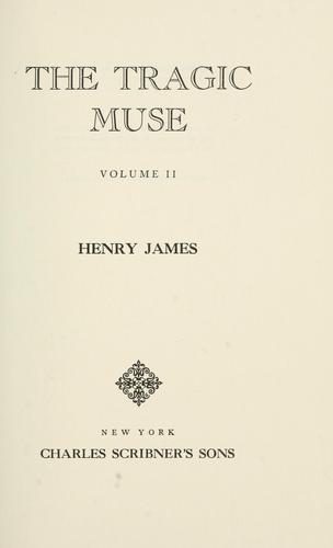 Henry James: The tragic muse. (1936, Scribner)