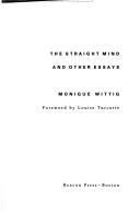 The straight mind and other essays (1992, Beacon Press)