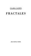 Clara Janés: Fractales (Spanish language, 2005, Editorial Pre-Textos)