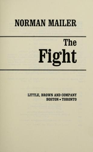 The fight (1975, Little, Brown)