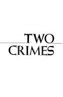 Two crimes (1984, D.R. Godine, Avon Books)