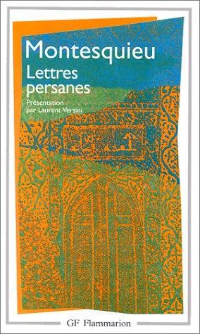 Montesquieu: Lettres Persanes (French language, 1995, Flammarion)