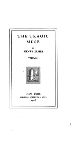 Henry James: The tragic muse (1960, Harper)