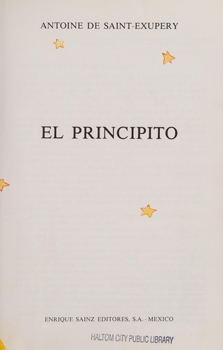 Antoine de Saint-Exupéry: El principito (Multiple languages language, 1994, Enrique Sainz)