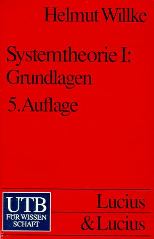 Systemtheorie 1. Grundlagen. (Paperback, German language, 2000, UTB, Stuttgart)
