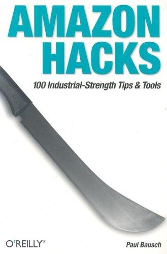 Paul Bausch: Amazon Hacks (2003, O'Reilly)