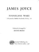 James Joyce: Finnegans wake (1978, Garland Pub.)