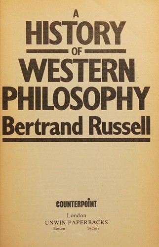 A history of Western philosophy (1984, Unwin Paperbacks)