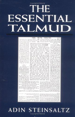 Adin Steinsaltz: The essential Talmud (1992, Jason Aronson)