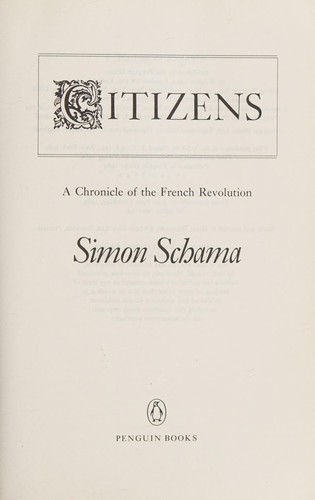 Simon Schama: Citizens (1996, Penguin)