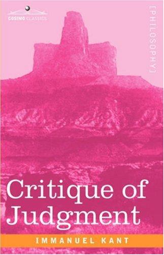 Critique of Judgment (Paperback, 2007, Cosimo Classics)