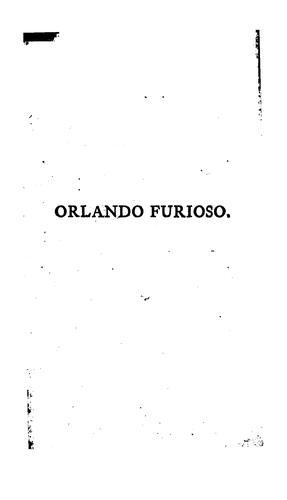Lodovico Ariosto: Orlando Furioso (1974, Oxford University Press)