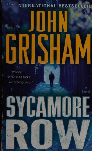 John Grisham: Sycamore row (2013, DELL Books)