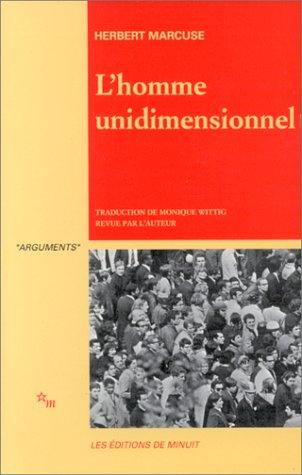 L'Homme unidimensionnel (Hardcover, French language, 1989, Editions de Minuit)