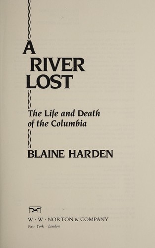 A river lost